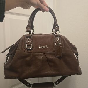 Coach Brown Leather Handbag